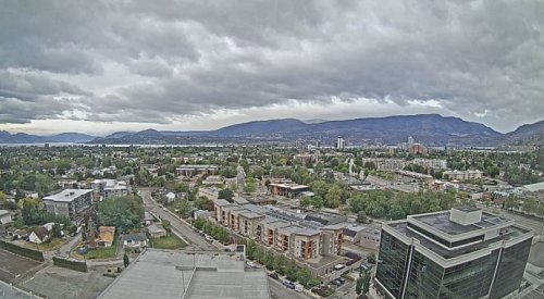 Kelowna weather: Showers, chance of thunderstorms