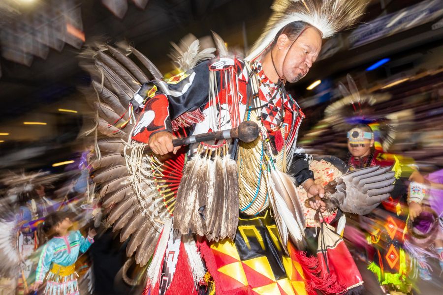 <who>Photo Credit: NowMedia/Gord Goble</who> Scene from 2023 Pow Wow Between the Lakes