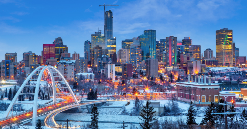 <who> Photo credit: 123RF </who> The fine city of Edmonton.