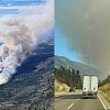 <span style="font-weight:bold;">UPDATE:</span> Hwy 1 closed, evacuation order issued as new wildfire grows quickly near Lytton