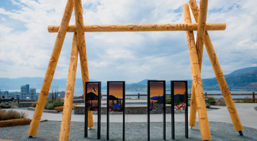 'Meaningful addition': New syilx-crafted art installation unveiled on Knox Mountain