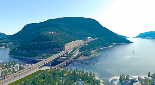 Drivers warned of delays on Hwy 1 through Sicamous Friday night