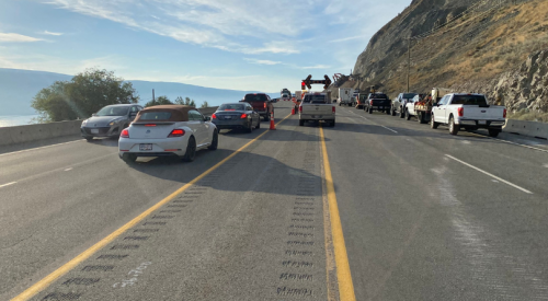 Hwy 97 to temporarily close north of Summerland on Monday