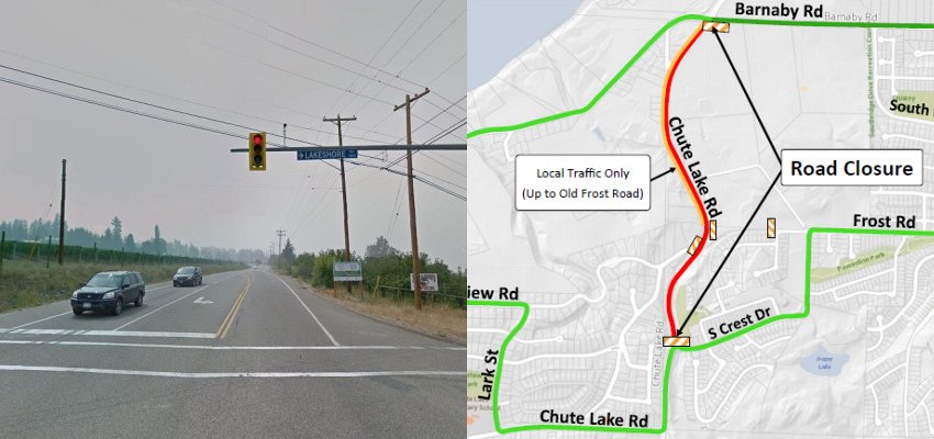 2-month closure of Chute Lake Road begins this week